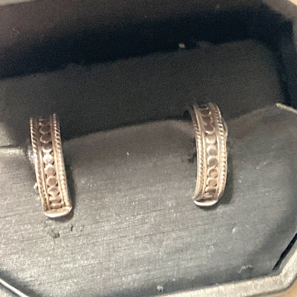 Anna Beck Sterling Silver hoop earrings